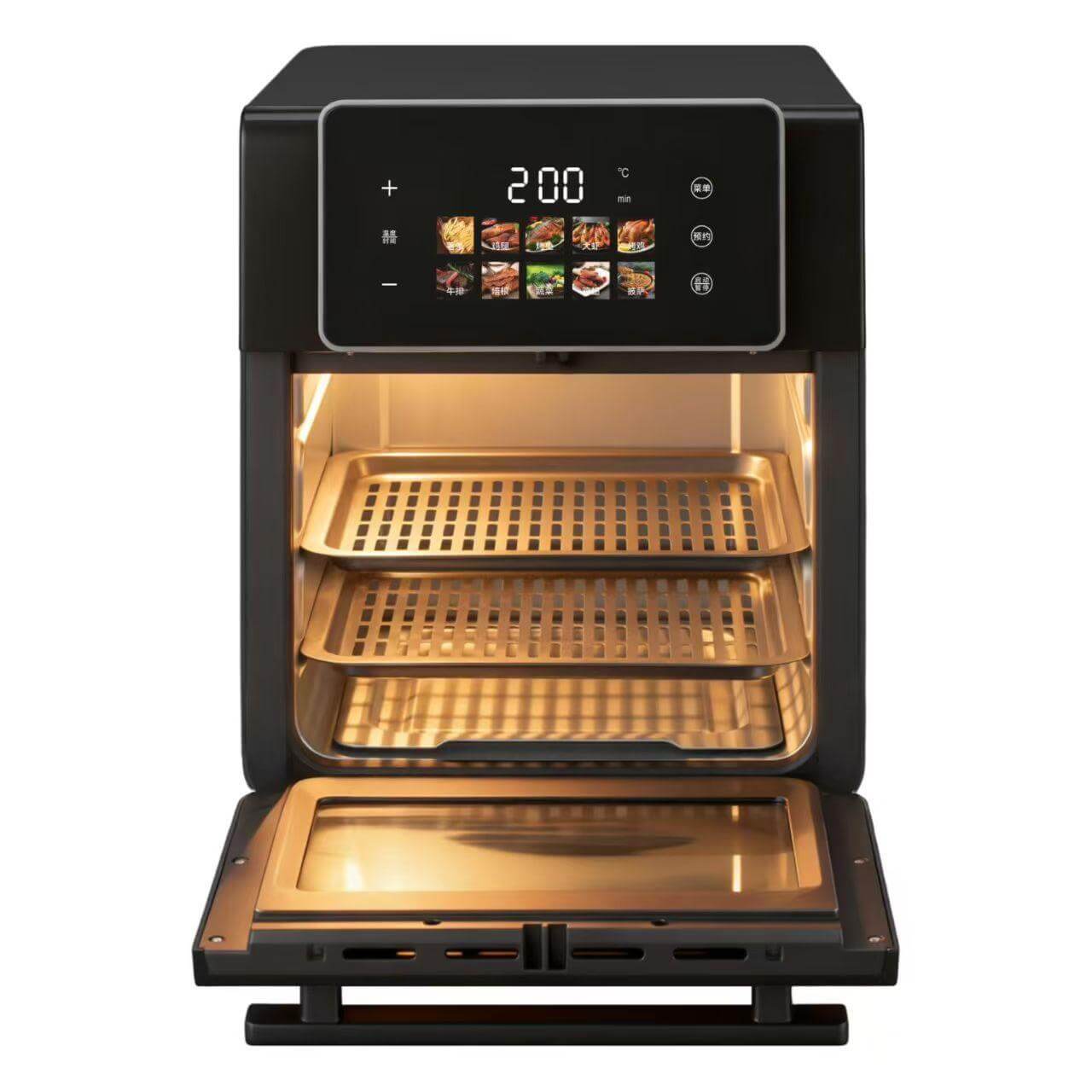 Junheng 12L Digital Air Fryer with touchscreen control