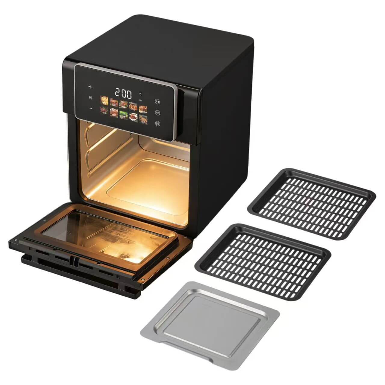 Junheng 12L Digital Air Fryer with touchscreen control