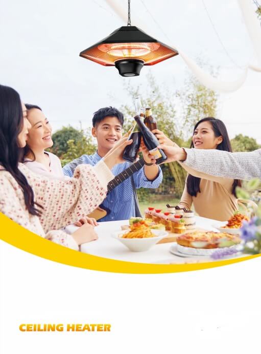 Junheng 2000W ceiling heater for indoor spaces