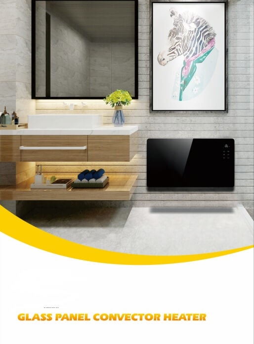 Junheng CHX-20CR-B glass panel convector heater